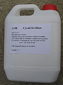 Click to enlarge. Cycad Fertiliser